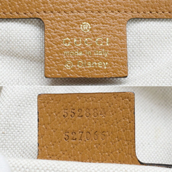 Gucci Disney Collaboration Backpack GG Supreme Beige Ebony - Picture 9 of 9